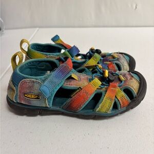 Keen Newport Waterproof Tie Dye Sandals Youth Size 1